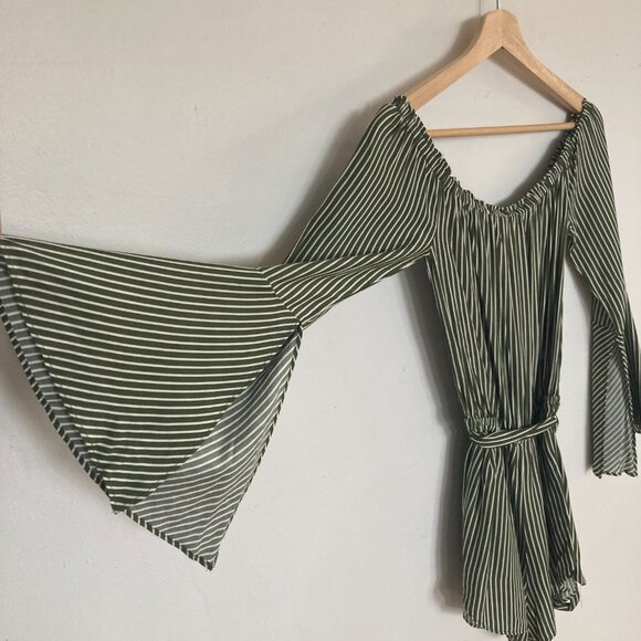 One piece Romper - green stripe - Silence + Noise size XS - Picture 8 of 15